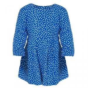Tommy Hilfiger Blue Polka Dotted Dress and Bloomer Set 12 Months