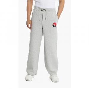 Alexander McQueen Grey Embroidered Patch Sweatpants L