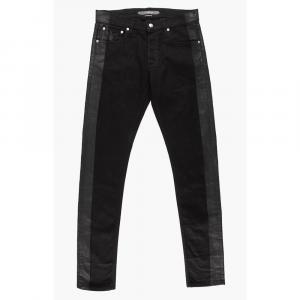 Alexander McQueen Black Side Stream Skinny Jeans XL (52)