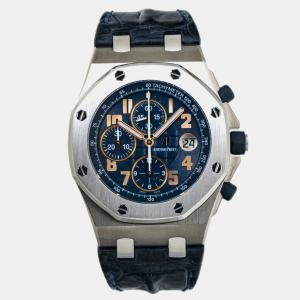 Audemars Piguet Blue Titanium Royal Oak Offshore 26365IS.OO.D305CR.01 Automatic Men's Wristwatch 42 mm
