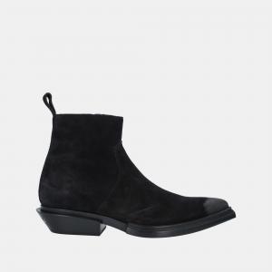 Balenciaga Black Suede Ankle Boots 42