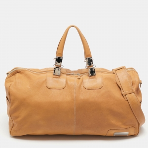 Balenciaga Sand Beige Leather Linea Metallica Bag