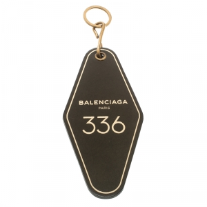 Balenciaga Green Hotel Diamond Oversized Key Tag