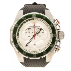 Bernhard H. Mayer White Stainless Steel Striker Men's Wristwatch 50 mm