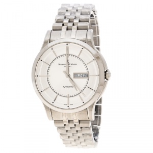 Bernhard H Mayer Silver Stainless Steel Chronos Limited Edition Men's Wristwatch 42MM