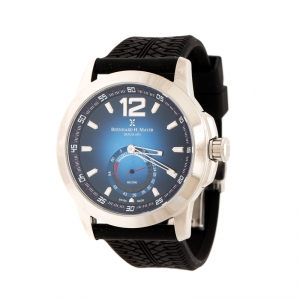 Bernhard H. Mayer Blue Stainless Steel Drift Men's Wristwatch 44 mm