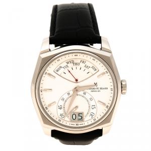 Bernhard H Mayer White Stainless Steel La Rétrograde Explorer Men's Wristwatch 42mm