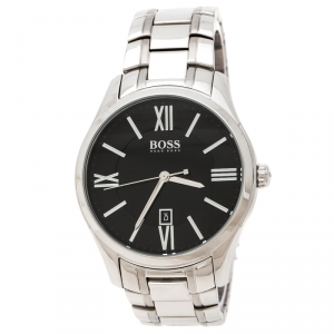 Boss By Hugo Boss Black Stainless Steel HB.225.1.14.2679 Men's Wristwatch 43 mm