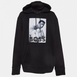 Boss By Hugo Boss X Muhammad Ali Printed Cotton Hoodie XXL