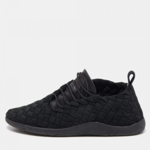 Bottega Veneta Woven Fabric Elasticated Intrecciato Sneakers Size 41.5