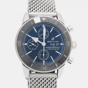 Pre Owned Breitling Superocean Heritage A13313 Automatic Stainless Steel Men's Wristwatch 44 mm