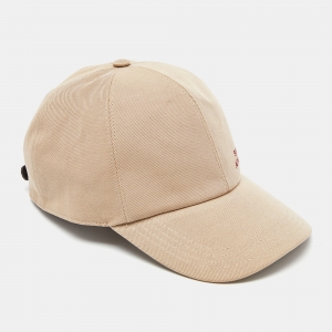 Brunello Cucinelli Beige Cotton Cap L