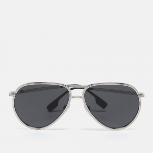 Burberry Black/Silver B 3135 Scott Aviator Sunglasses