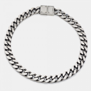 Burberry Olympia Silver Tone Chain Necklace