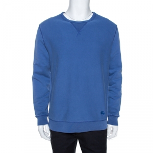 Burberry Brit Light Blue Faded Cotton Sweatshirt L