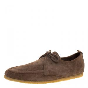 Burberry Prorsum Brown Suede Tobias Loafers Size 43