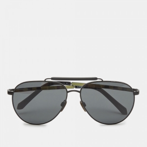 Burberry Black B 3097 Aviator Sunglasses