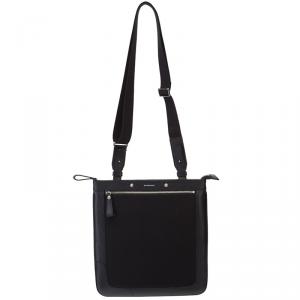 Burberry Black Canvas/Leather Messenger Bag