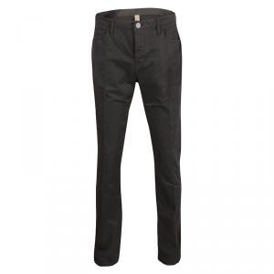 Burberry Brit Grey Cotton Regular Fit Trousers XXL