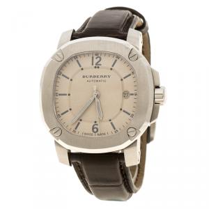 Burberry Beige Stainless Steel The Britain BBY1201 Men's Wristwatch 41 mm
