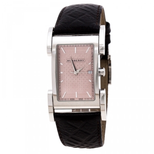 Burberry Beige Stainless Steel BU1107 Men's Wristwatch 25 mm