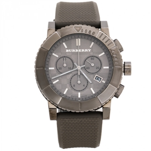 Burberry Grey PVD Coated Stainless Steel Trench BU2303 Men's Wristwatch 42.50 mm
