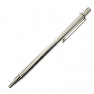 Cartier Textured Silver Tone Ballpoint Pen