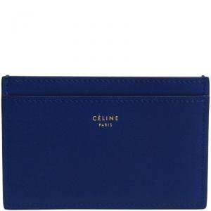 Celine Royal Blue Leather Card Case