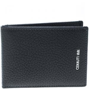 Cerruti 1881 Grey Leather Cerrutis Bifold Wallet