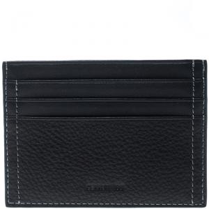 Cerruti 1881 Black Leather Montreal 6CC Card Holder