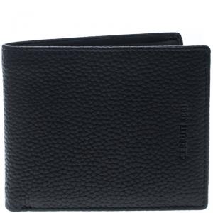 Cerruti 1881 Black Leather Derby Bifold Wallet