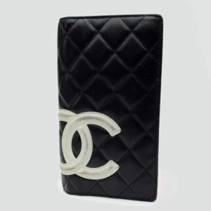 Chanel Black Cambon Quilted Wallet
