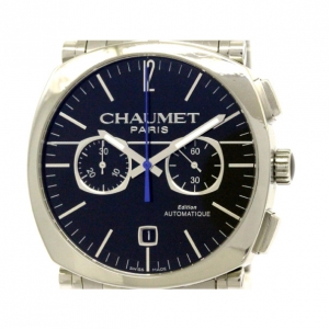 Chaumet Navy Stainless Steel Dandy Chronograph Men's Wristwatch 40MM