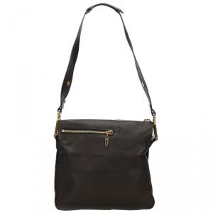 Chloe Black Leather Vanessa Messenger Bag