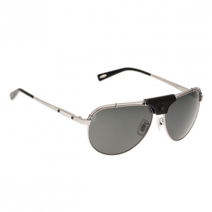 Chopard Grey and Black SCHA12M Polarized Aviators