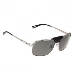 Chopard Grey and Black SCHA02M Polarized Aviators