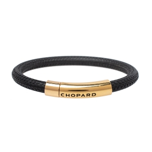 Chopard Mille Miglia Black Rubber Rose Gold Plated Bracelet