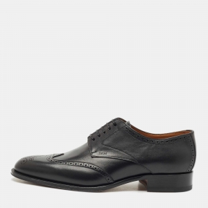Dior Black Brogue Leather Lace Up Derby Size 43.5