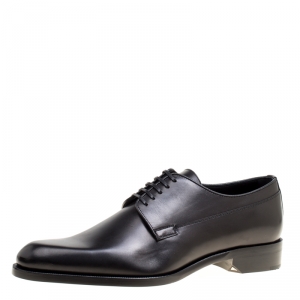 Dior Black Leather Lace Up Derby Size 41
