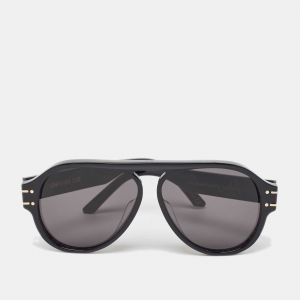 Dior Black DiorSignature A1U Aviators Sunglasses