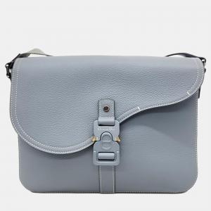Dior Homme Blue Grey Saddle Messenger Bag
