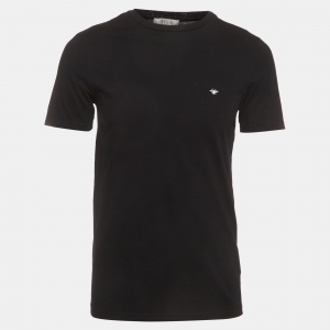 مملوكة مسبقًا Dior Homme Black Jerseys Short Sleeve T-Shirt XS