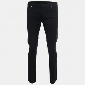 Dior Black Stretch Denim Jeans XL Waist 37"