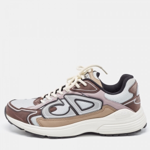 Dior Multicolor Leather and Mesh B30 Chunky Sneakers Size 41 
