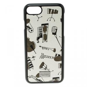 Dolce and Gabbana Off White Jazz Instruments Iphone 7 Case