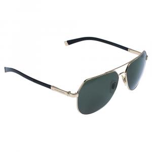 Dolce & Gabbana Green Polarized/Pale Gold Sand DG2133K Sunglasses