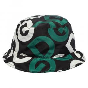 Dolce & Gabbana Multicolor DG Mania Print Cotton Bucket Hat