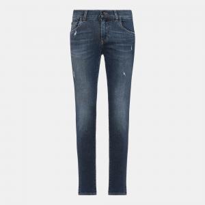 Pre Owned Dolce & Gabbana Cotton Jeans 50