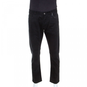 Pre Owned Dolce and Gabbana Black Denim Classic Fit Jeans XL 