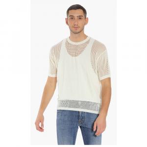 Dsquared2 White Plain Lightweight Sweater XS
